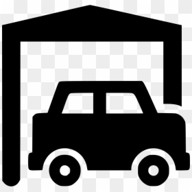 Carport Svg Png Icon - Car Port Clipart Black And White, Transparent Png - vehicle icon png