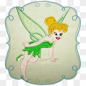 Lillybelle Flying - Minions Christmas Embroidery Designs, HD Png Download - tinkerbell flying png