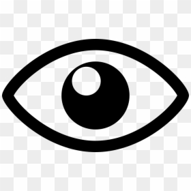 View Eye Interface Symbol - Viewing Eye Icon Png, Transparent Png - view icon png