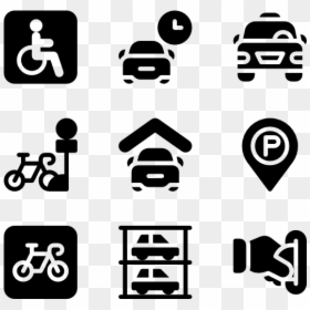 Video Icon Vector, HD Png Download - parking icon png
