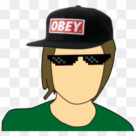 Cartoon, HD Png Download - mlg obey hat png