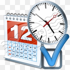 Date Time Preferences 8 Image - Clock Date And Time Icon Png, Transparent Png - reports icon png