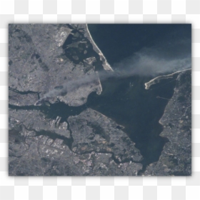 9/11 Image Captured From International Space Station - World Trade Center Satellite, HD Png Download - satelite png