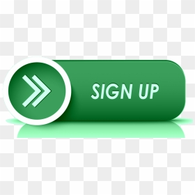 Sign Up Button Green, HD Png Download - sign up button png