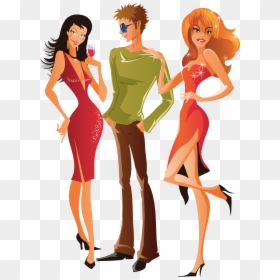 Woman Clip Art - Mens Fashion Clipart Transparent Png, Png Download - man and woman png