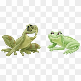 Princess And The Frog Tiana As A Frog, HD Png Download - wednesday frog png