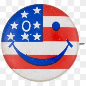 American Flag Smiley Smileys Button Museum - Chartered Institute Of Supply Chain Management Usa, HD Png Download - american flag logo png