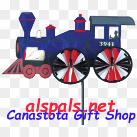 Steam Engine Wind Spinner Clipart , Png Download - Wind Wheels & Spinners, Transparent Png - steam png transparent