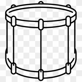 Surdo Outline - Outline Drum Clipart, HD Png Download - vhv