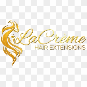 La Crème Hair Extensions - Calligraphy, HD Png Download - hair extensions png