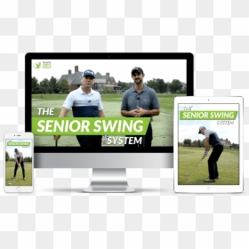 Simple Senior Swing System - Simple Senior Swing, HD Png Download - golf swing png