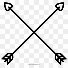 Setas Do Cupido Coloring Page - Arrow Symbol Design Shirt, HD Png Download - setas png