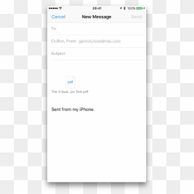 Iphone Message Png, Transparent Png - iphone message png