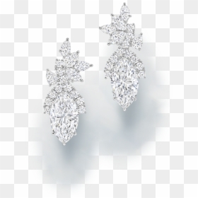 Transparent Diamond Earring Clipart - Earrings, HD Png Download - diamond earrings png