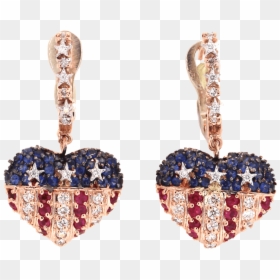 Sapphire Diamond Earrings - Earrings, HD Png Download - diamond earrings png