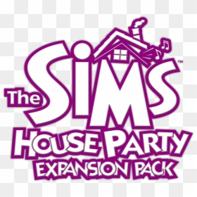 The Sims Wiki - Sims House Party Logo, HD Png Download - house party png