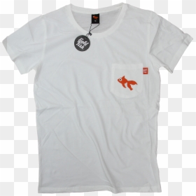 Goldfish Pocket T-shirt - Active Shirt, HD Png Download - shirt pocket png