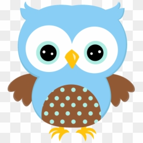 Cute Blue Owls Group With 50 Items - Blue Owl Clipart, HD Png Download - owl clip art png