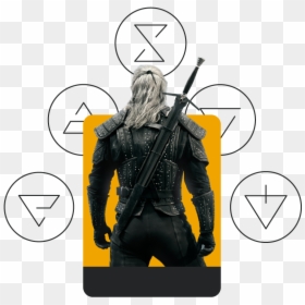 Geralt The Witcher Henry Cavill, HD Png Download - geralt png