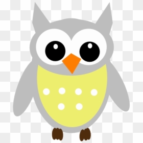 Yellow Owl How To Set Use Gray Clipart Wise Clip Art - Cute Owl Clipart No Background, HD Png Download - owl clip art png