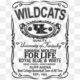Wildcats Smash Mouth - Jack Daniels, HD Png Download - smash mouth png