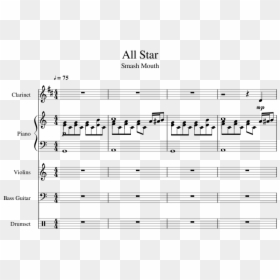 Sheet Music, HD Png Download - smash mouth png