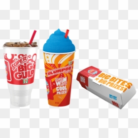Big Gulp, Slurpee And Big Bite Packaging - Gelato, HD Png Download - slurpee png