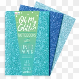 Notebook, HD Png Download - blue glitter png