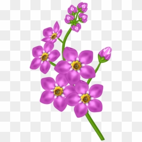 Clipart Flowers Transparent Pink, HD Png Download - rustic flowers png