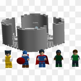   - Custom Lego Dc Watchtower, HD Png Download - lego superman png