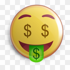 Euro Dolar, HD Png Download - money face emoji png