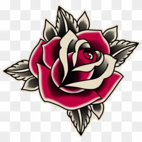 Download School Old Sticker - Rose Tattoo Flash Png, Transparent Png - gothic rose png