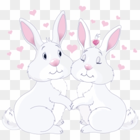 Clipart Rabbit Love - Rabbit, HD Png Download - rabbits png