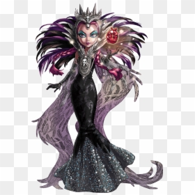 Dolls On A Whim Ever After High Raven Queen Evil Queen - Ever After High The Evil Raven Doll, HD Png Download - evil queen png