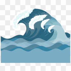Euclidean Vector Wind Wave Sea Foam - Wave Energy Png, Transparent Png - blue waves png