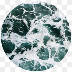 #blue #waves #ocean #sea #circle #background 🌊 #freetoedit - Ocean Png Background Circle, Transparent Png - blue waves png