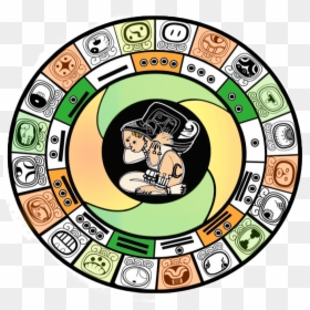 Man Clipart Mayan - Circle With 12 Divisions, HD Png Download - mayan png