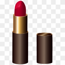 Makeup Drawing Lipstick - Transparent Background Red Lipstick Clipart Png, Png Download - lipstick vector png