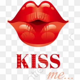 Kiss Png Vector - Kiss Kiss Vector, Transparent Png - lipstick vector png
