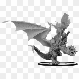 Orc On Dragon Miniature, HD Png Download - wyvern png
