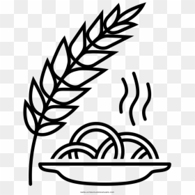 Clip Art Cornfield Drawing For - Trigo Para Dibujar, HD Png Download - espigas png