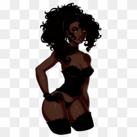 Clip Art Anime Characters And Other - Sexy Black Anime Characters, HD Png Download - sexy anime png