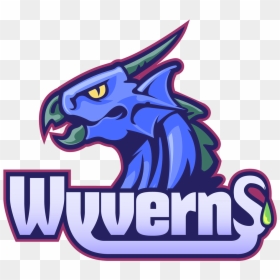 Wyvern Mascot Logo On Behance - Mascot Logo Wyvern, HD Png Download - wyvern png