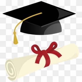 Art,cap,diploma, HD Png Download - graduation cap and diploma png