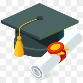 Birrete Png, Transparent Png - graduation cap and diploma png