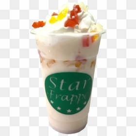 Star Frappe Food Cart Products Milk Tea - Sundae, HD Png Download - food cart png