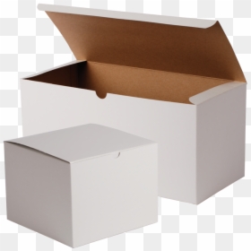White Boxes Png - 10 X 5 X 4 White Gloss Gift Box, Transparent Png - shipping box png