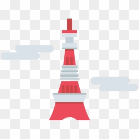Eiffel Tower Clipart Tokyo Tower - Graphic Design, HD Png Download - eiffel tower drawing png
