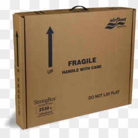 Airfloat Strongbox Standing Up - Box, HD Png Download - shipping box png