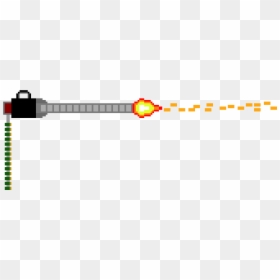 Pixel Art Electric Guitar, HD Png Download - bullet fire png